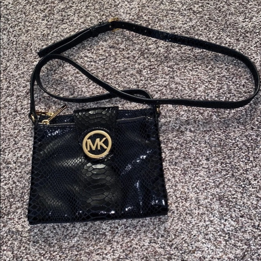 Michael Kors snake embossed crossbody